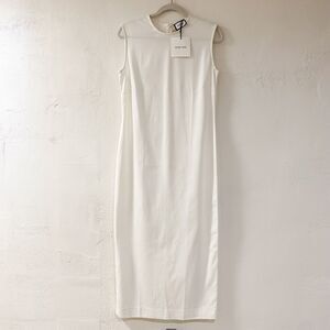 NEW Beare Park Drill Sleeveless Dress in Ivory SS23 Size 6